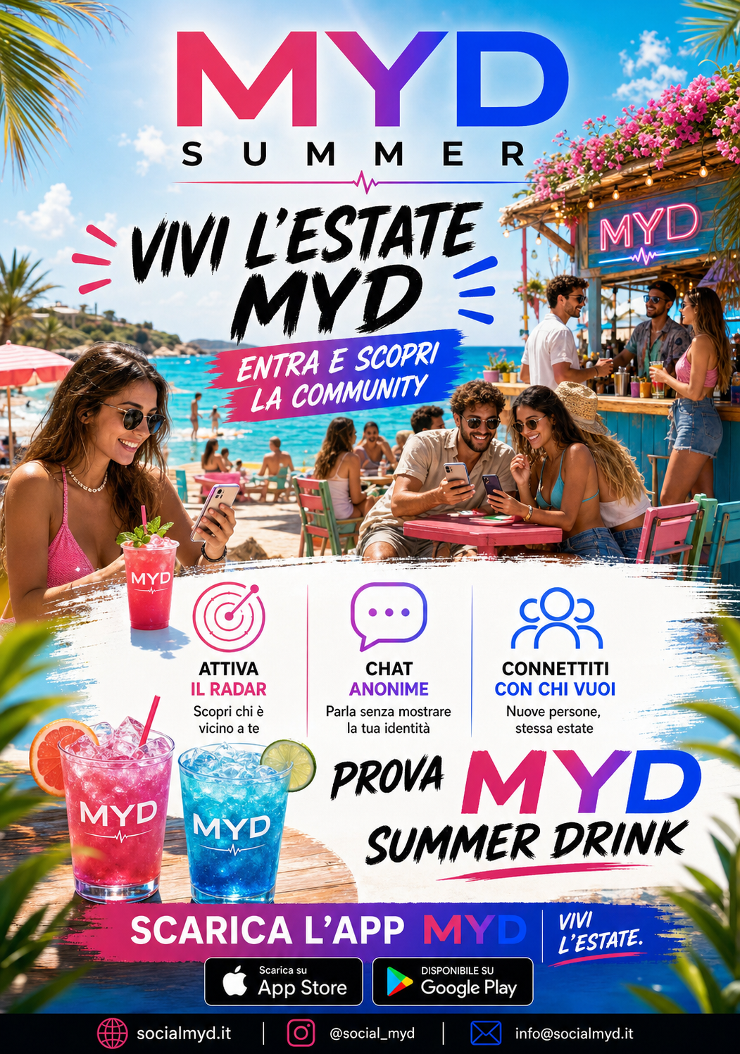 Locandina MYD Summer da stampare ed esporre
